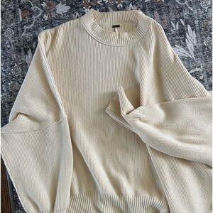 Small free people easy street tunic in beige